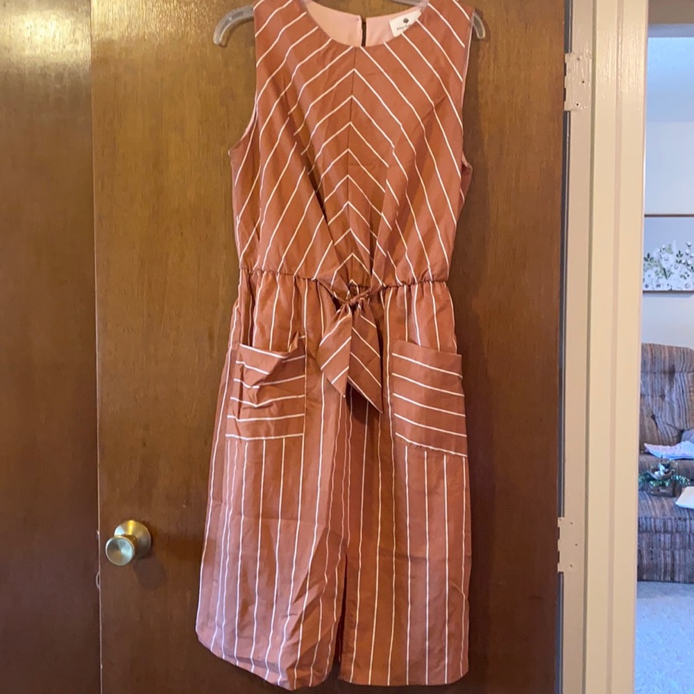 Striped MIDI Dress